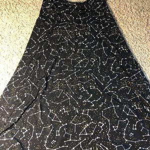 Lularoe Maxi Skirt Constellations